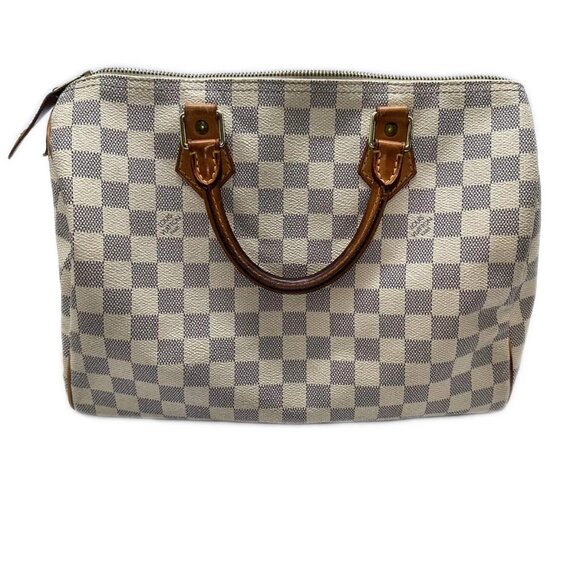 Louis Vuitton Speedy 30 Damier Azur Canvas white - Picture 1 of 7